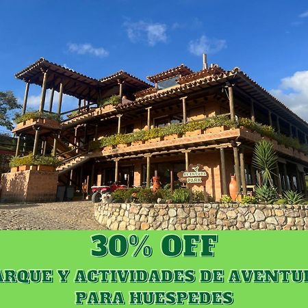 Hotel, Bungalows, Chalet Y Cabanas Aventura Park Villa De Leyva La Periquera ภายนอก รูปภาพ