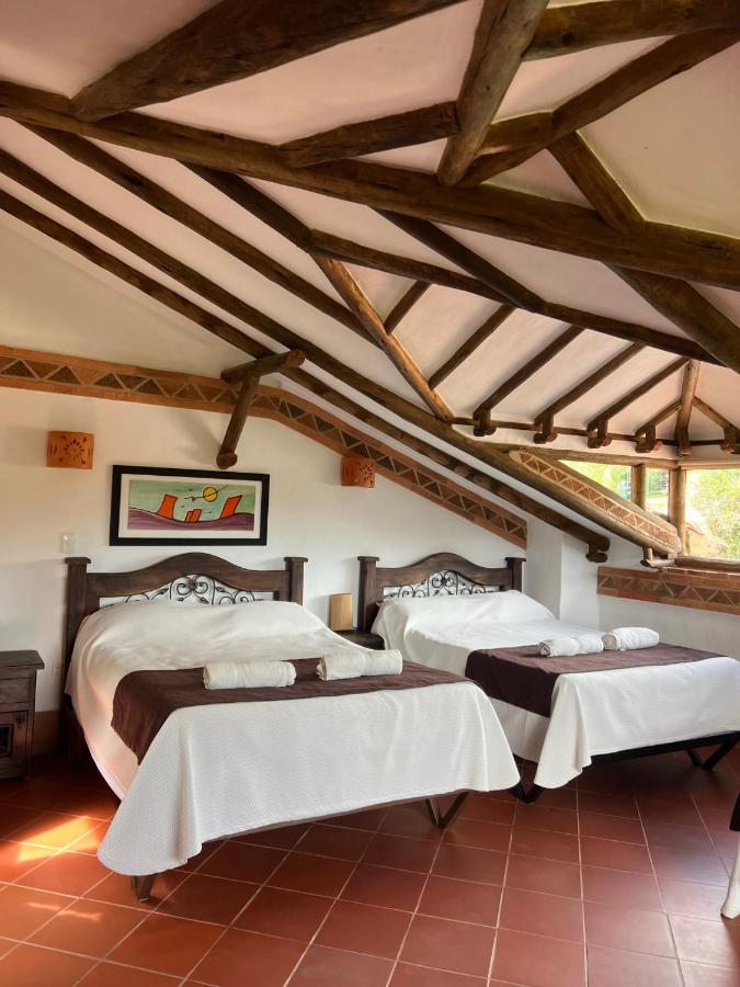 Hotel, Bungalows, Chalet Y Cabanas Aventura Park Villa De Leyva La Periquera ภายนอก รูปภาพ
