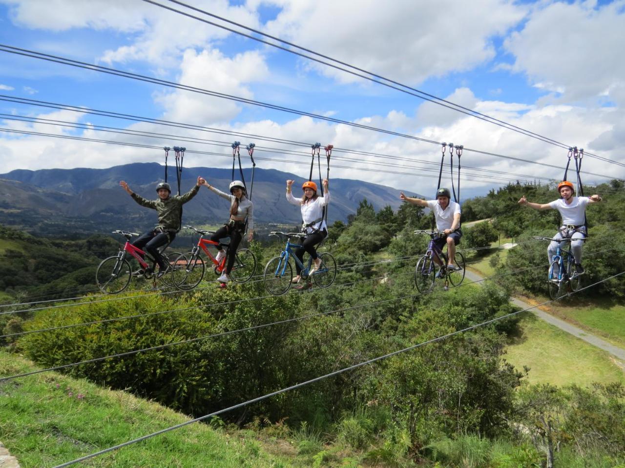 Hotel, Bungalows, Chalet Y Cabanas Aventura Park Villa De Leyva La Periquera ภายนอก รูปภาพ